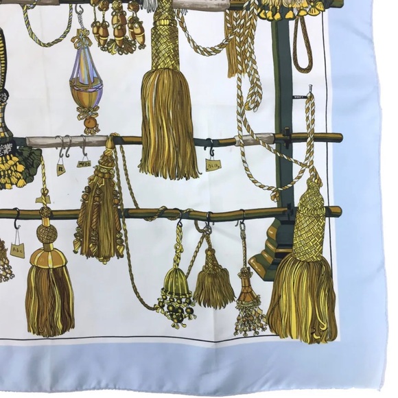 HERMES Pasementerie Carre 90 Multicolor Silk%100 - Picture 5 of 9